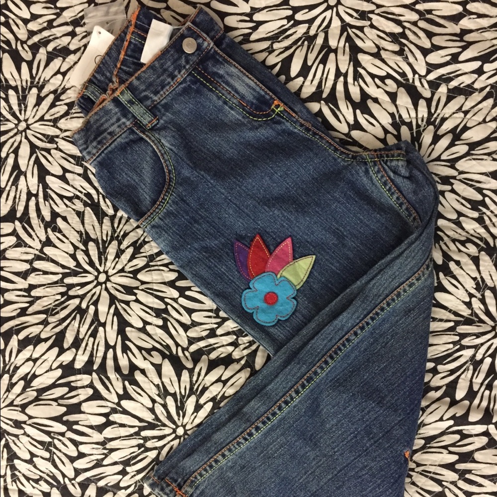 HA Hanna Andersson jeans NWT Straight Sz 140 (8)